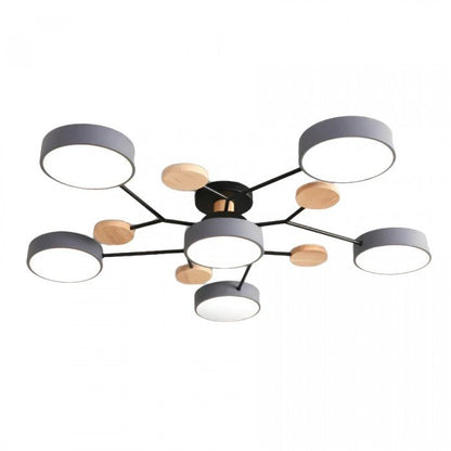 LED Plafondlamp Scandinavisch Design Vertakt Modern