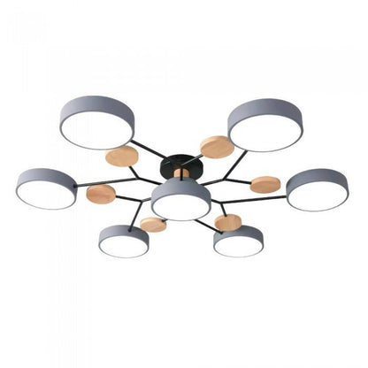 LED Plafondlamp Scandinavisch Design Vertakt Modern