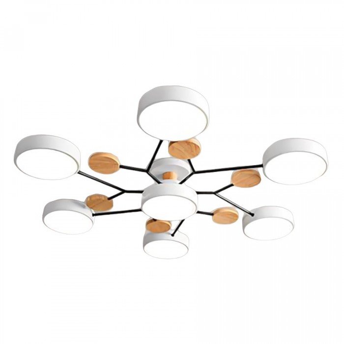 LED Plafondlamp Scandinavisch Design Vertakt Modern