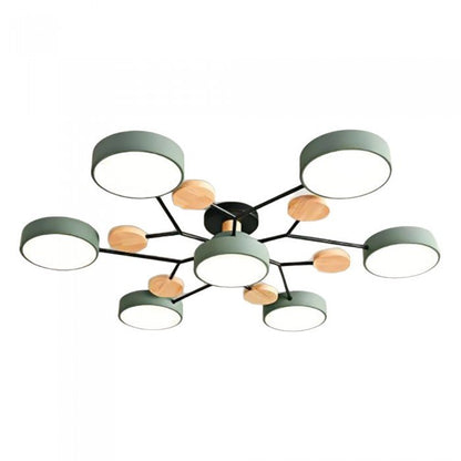 LED Plafondlamp Scandinavisch Design Vertakt Modern