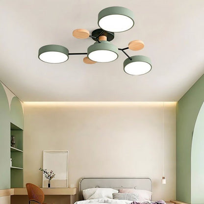 LED Plafondlamp Scandinavisch Design Vertakt Modern