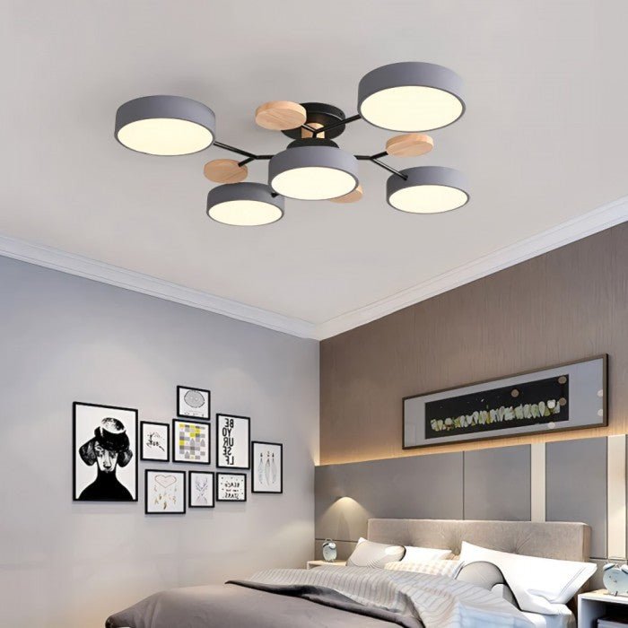 LED Plafondlamp Scandinavisch Design Vertakt Modern