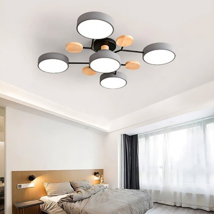 LED Plafondlamp Scandinavisch Design Vertakt Modern