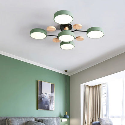 LED Plafondlamp Scandinavisch Design Vertakt Modern