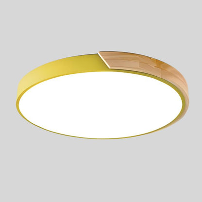 Houten Plafondlamp Modern Noordse Stijl Dimbaar