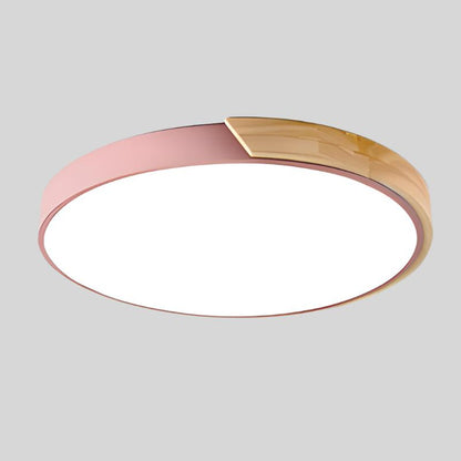 Houten Plafondlamp Modern Noordse Stijl Dimbaar