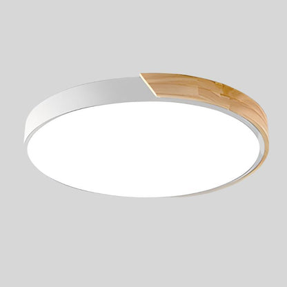 Houten Plafondlamp Modern Noordse Stijl Dimbaar