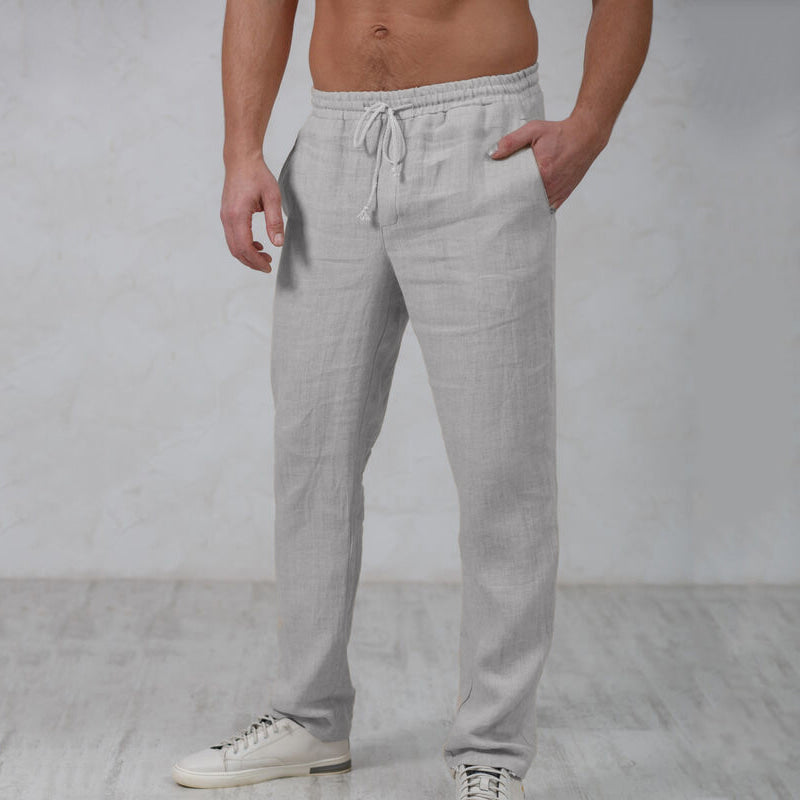 Heren Linnen Broek – Luchtig en Comfortabel Model voor Zomer