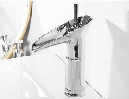 Waterval Kraan Messing Cuba Stijl Warm en Koud Water