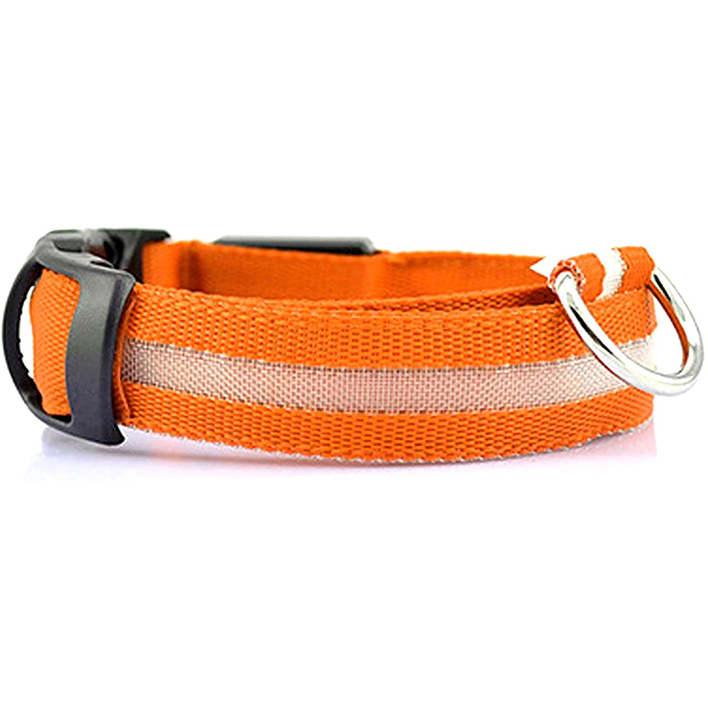 Dierenhalsband met LED-licht Oplaadbaar en Waterbestendig