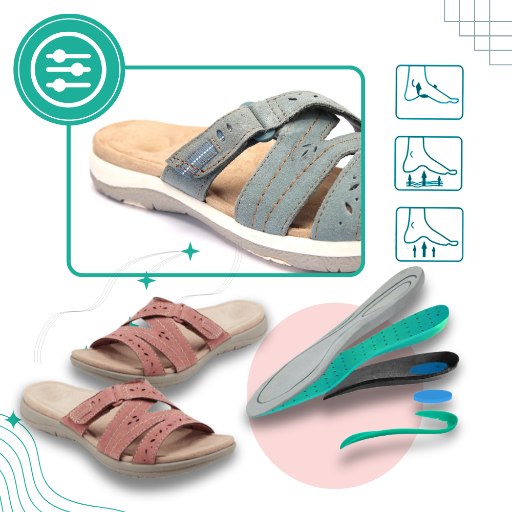 Orthopedische Sandalen met Inlegzolen voor Open Teen