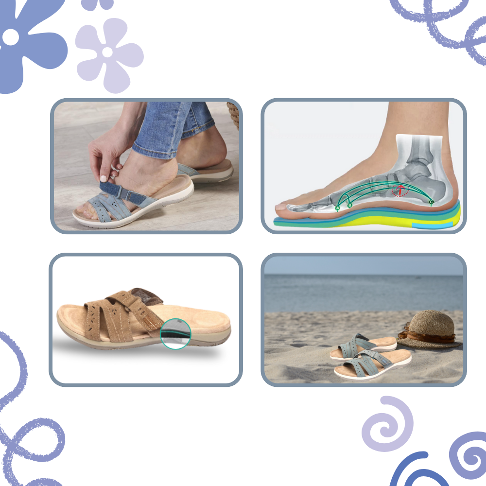 Orthopedische Sandalen met Inlegzolen voor Open Teen