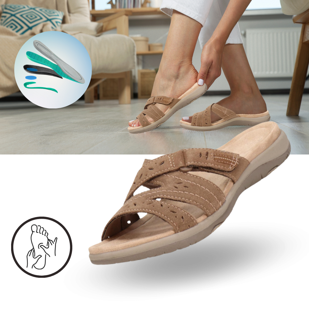 Orthopedische Sandalen met Inlegzolen voor Open Teen - Velinix