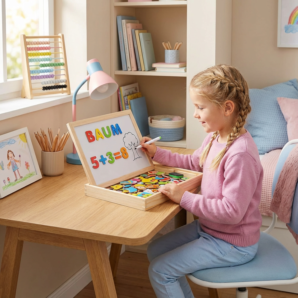 Kleurenpotlood Tekenbord voor Kinderen 2-in-1 - Velinix