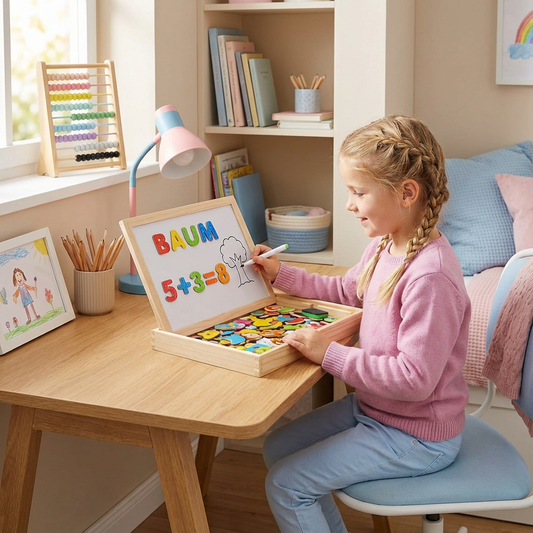 Kleurenpotlood Tekenbord voor Kinderen 2-in-1 - Velinix