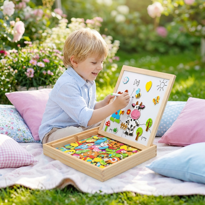 Kleurenpotlood Tekenbord voor Kinderen 2-in-1