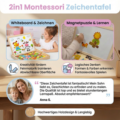 Kleurenpotlood Tekenbord voor Kinderen 2-in-1