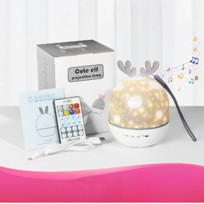 Kinderlamp Sterrenprojector voor Slaapkamer Nachtlicht