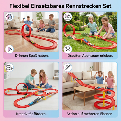 Racebaan Speelset voor Kinderen met Veel Accessoires
