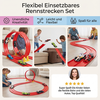 Racebaan Speelset voor Kinderen met Veel Accessoires
