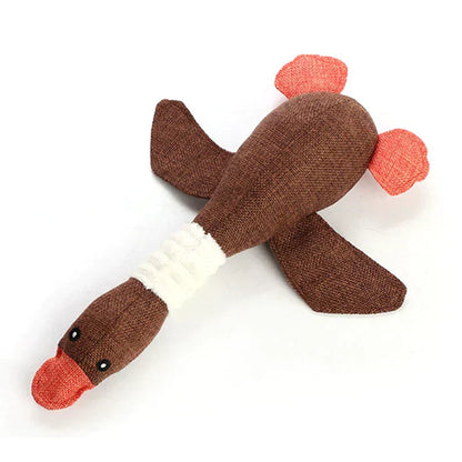 Eend Speelgoed voor Honden - Duurzaam Kauwspeelgoed 30cm - Velinix