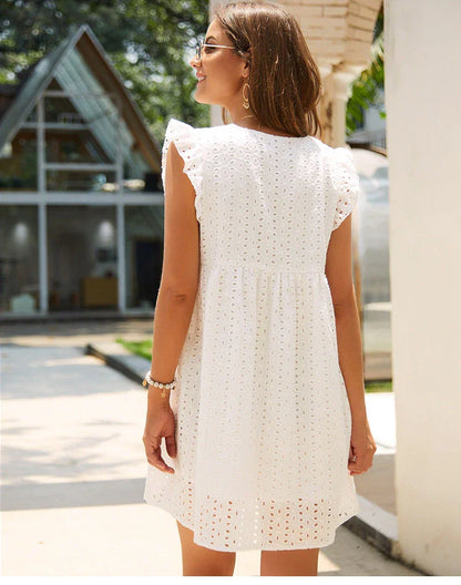 Serafina™ – Dames Jurk met V-Hals en Ingebouwd Binnenbroekje voor Comfort-5