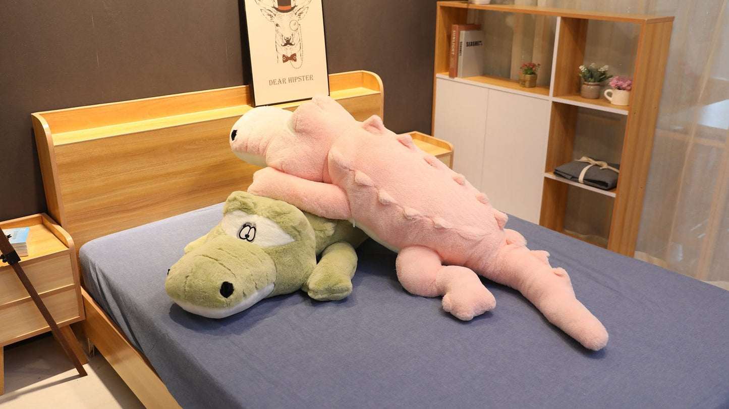 Grote Pluche Krokodil Knuffel 150cm Zacht Speelgoed voor Kinderen
