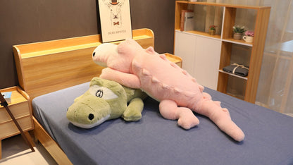 Grote Pluche Krokodil Knuffel 150cm Zacht Speelgoed voor Kinderen