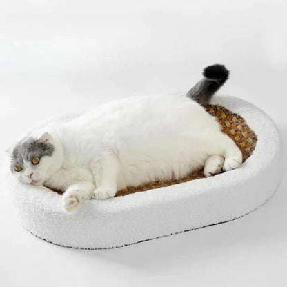 Katten Krabpaal Hout en Sisal met Ligvlak