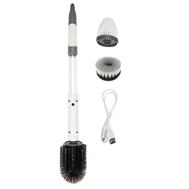 WC Borstel Elektrisch Luxe Ultrazacht voor Schone Toiletten - Velinix