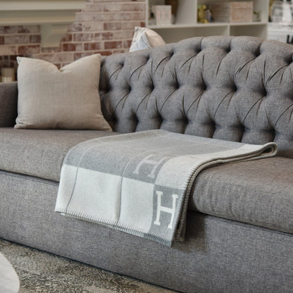Wollen Kasjmier Plaid Luxe Dekbed voor Bank en Bed