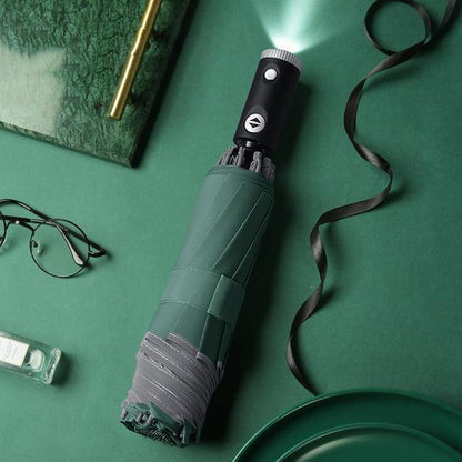 Waterdichte Paraplu met Reflectiestrip en Omgekeerde Functie