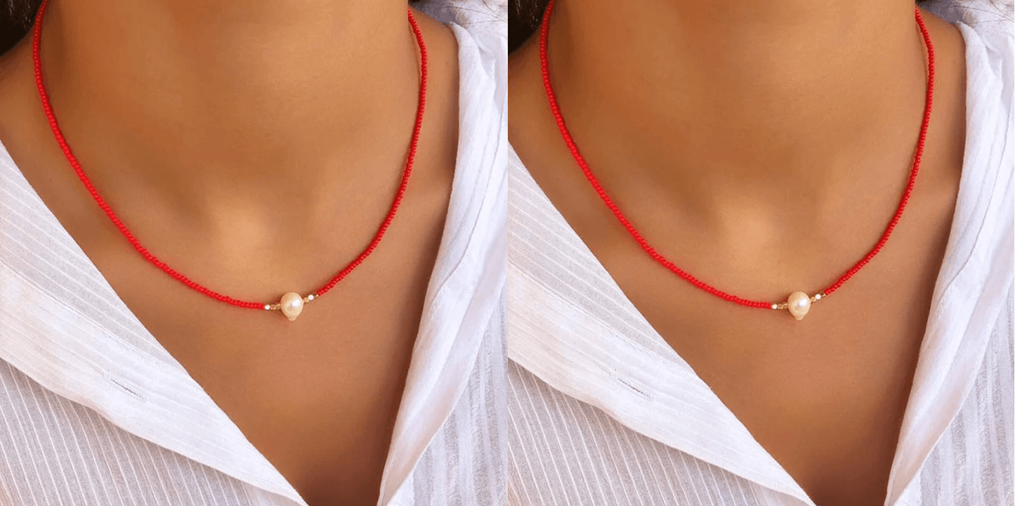 Natuurlijke Parel Ketting Elegante Accessoire