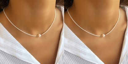 Natuurlijke Parel Ketting Elegante Accessoire