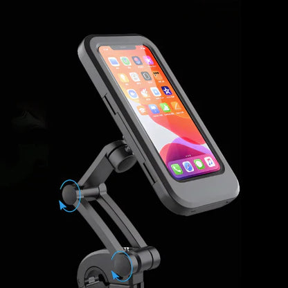 Waterdichte Smartphonehouder voor Fiets met 360° Draai en Regenbescherming