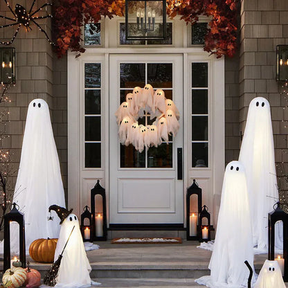 Halloween Krans Glow in het Donker voor Spooky Decoratie