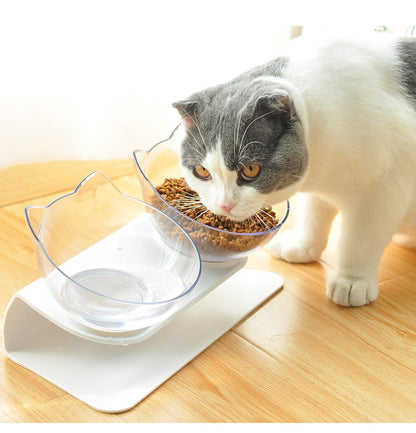 Verhoogde Kattenbak Comfortabele Voederbak voor Katten