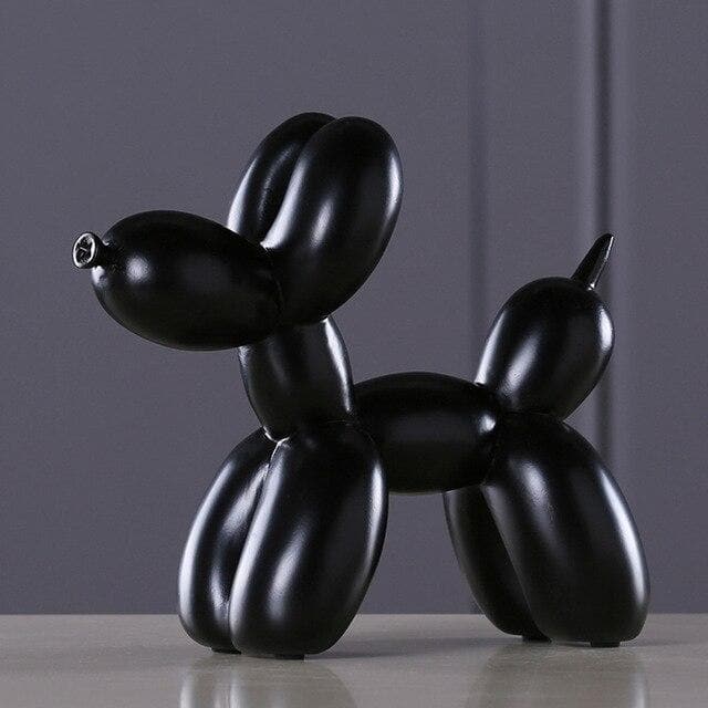 Luxe Hond Sculptuur van Handgemaakt Hars Kunstwerk voor Interieur Decor