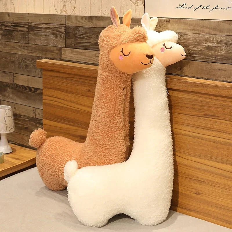 Zachte Alpaca Hoofdkussen voor Zijslapers Extra Groot - Velinix