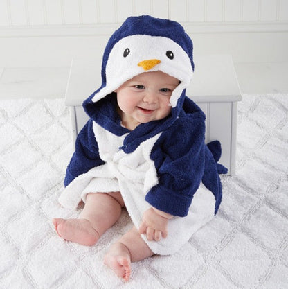 Dieren Badhanddoek met Capuchon voor Kinderen