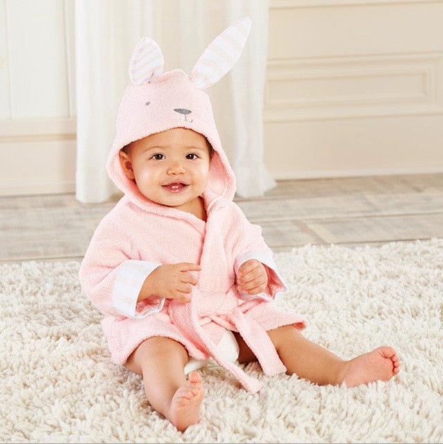 Dieren Badhanddoek met Capuchon voor Kinderen
