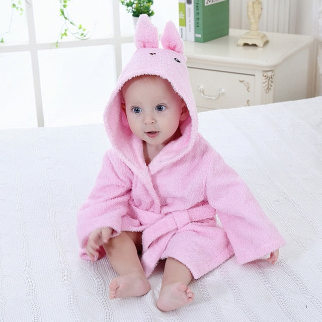 Dieren Badhanddoek met Capuchon voor Kinderen