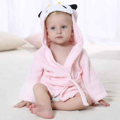 Dieren Badhanddoek met Capuchon voor Kinderen