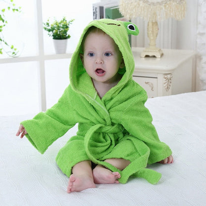 Dieren Badhanddoek met Capuchon voor Kinderen
