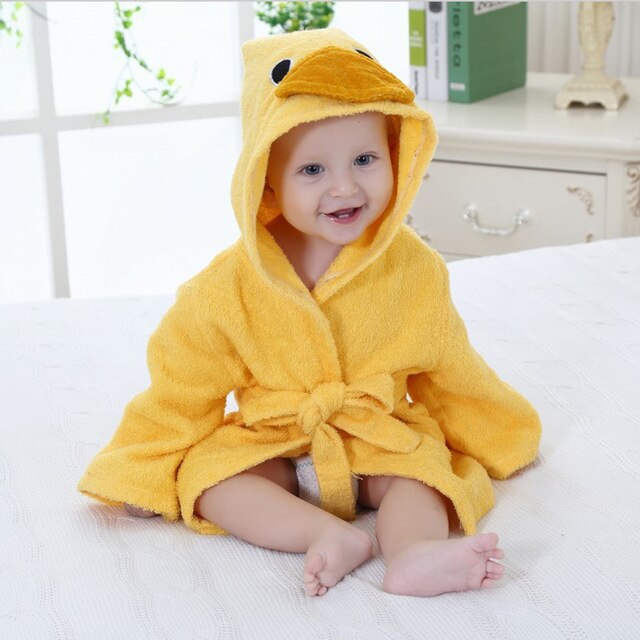 Dieren Badhanddoek met Capuchon voor Kinderen
