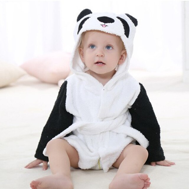 Dieren Badhanddoek met Capuchon voor Kinderen