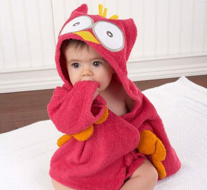 Dieren Badhanddoek met Capuchon voor Kinderen