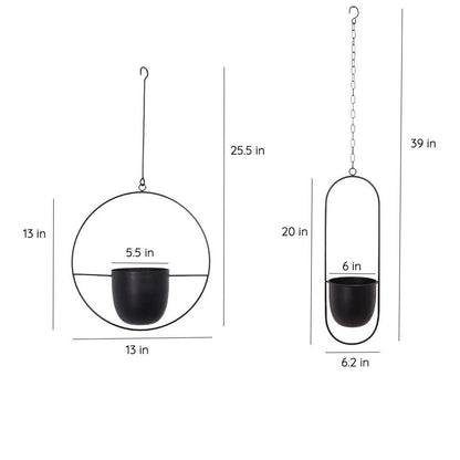 Muurplantenhouder Metalen Elegante Design voor Planten