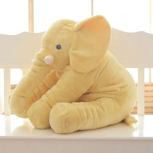 Zachte Knuffelkussen Olifant voor Baby en Kinderen