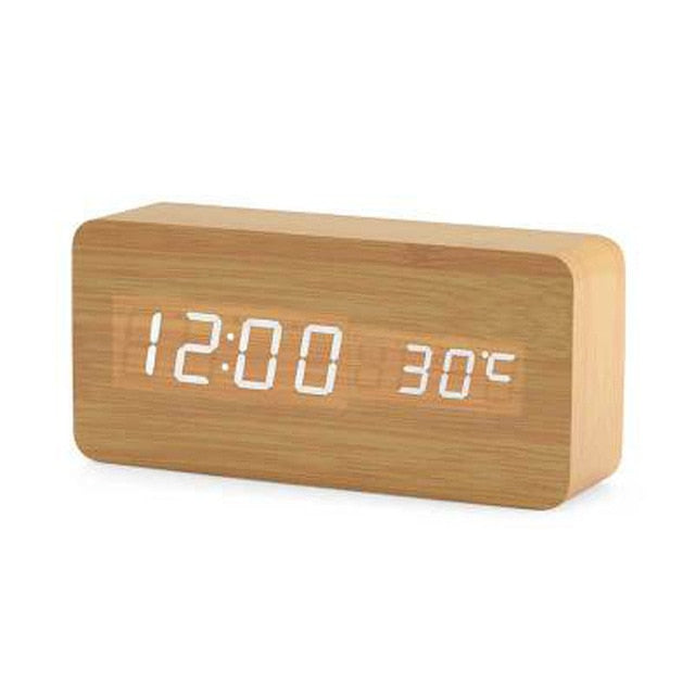 LED Alarmklok met Stemcontrole en Duidelijk Display